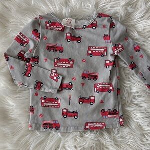 Gray Fire Truck Shirt - soft and stretchy